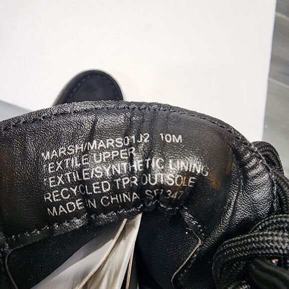 Cool Planet By Steve Maden Marsh Boots‎ Size 10 M Black Wedge Booties - Picture 11 of 16